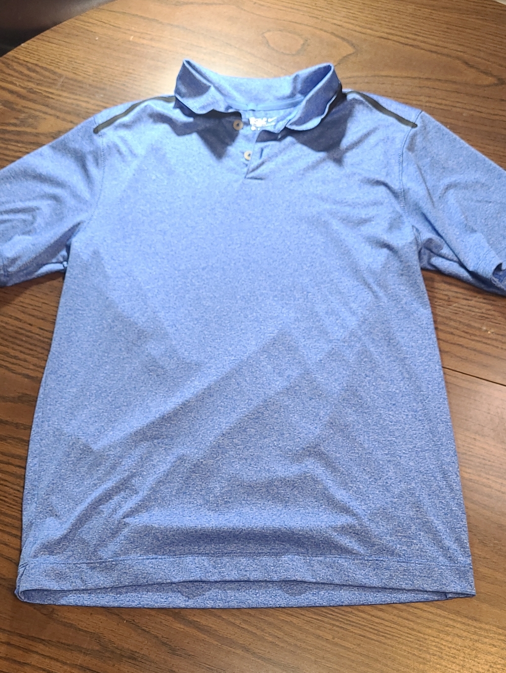 Nike Golf Men's Light Blue Heather Polo Shirt . Size Small Great Cond.